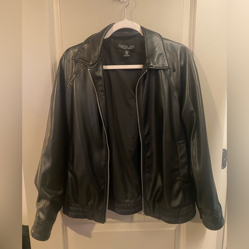 Leather Bomber Jacket!